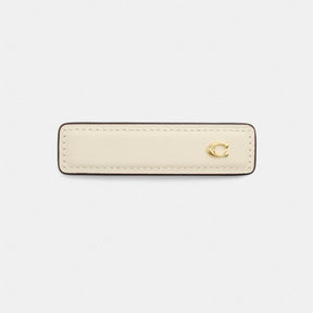 Signature Leather Barrette