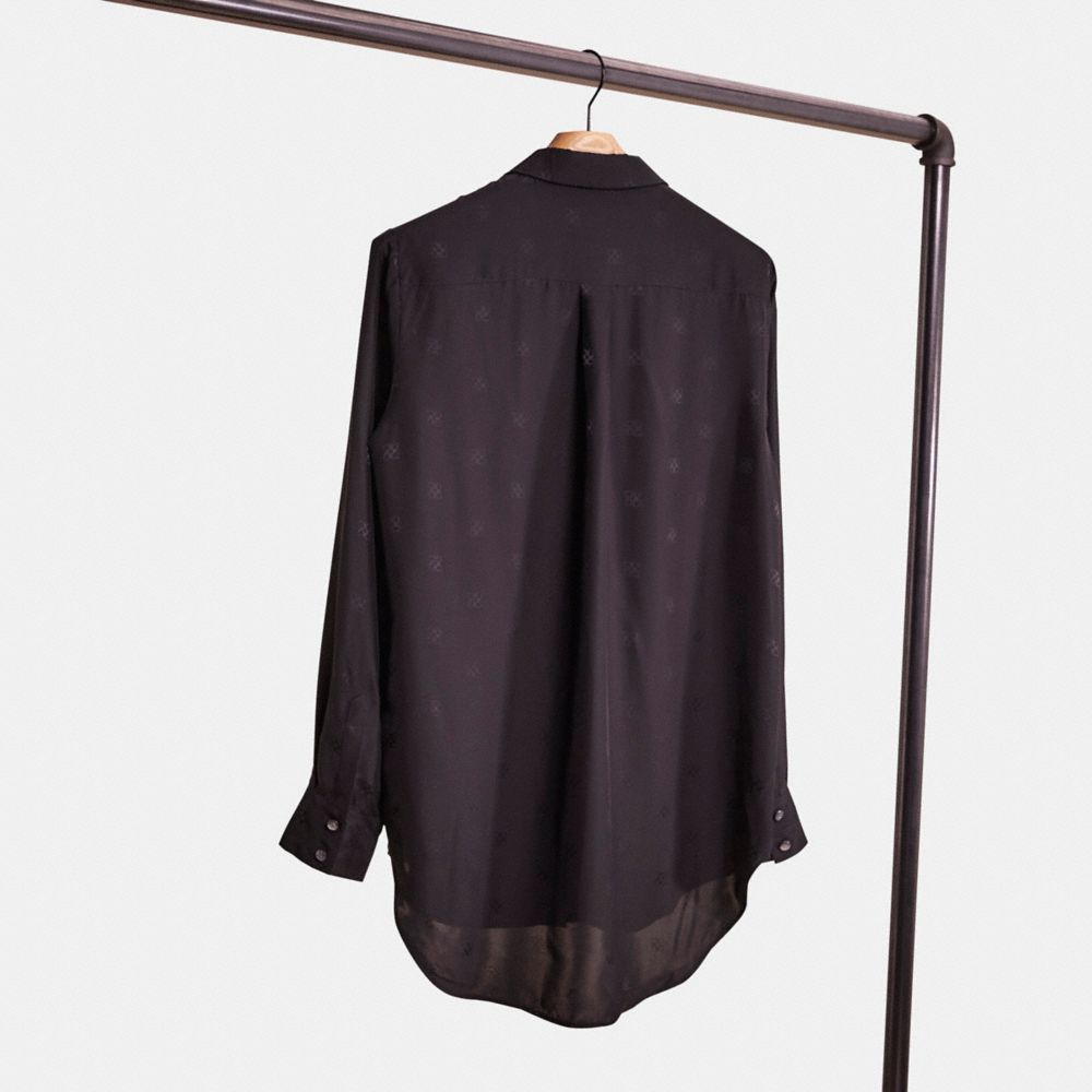 Restored Jacquard Bib Shirt