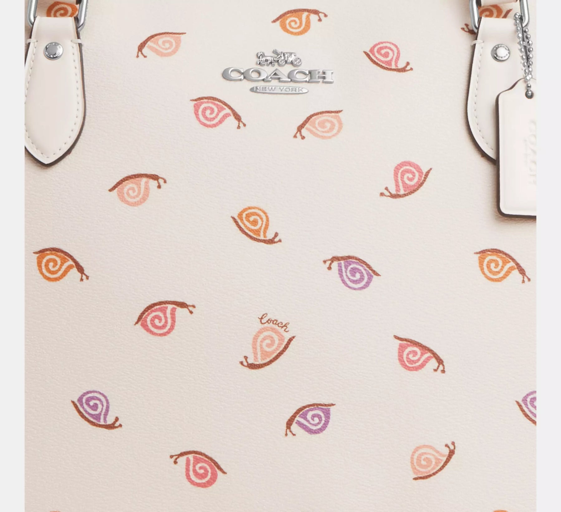 Gallery Tote Bag With Snail Print