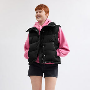 Puffer Vest In Recycled Polyester