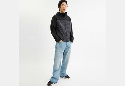 Signature Full Zip Windbreaker In Recycled Polyester