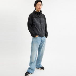 Signature Full Zip Windbreaker In Recycled Polyester