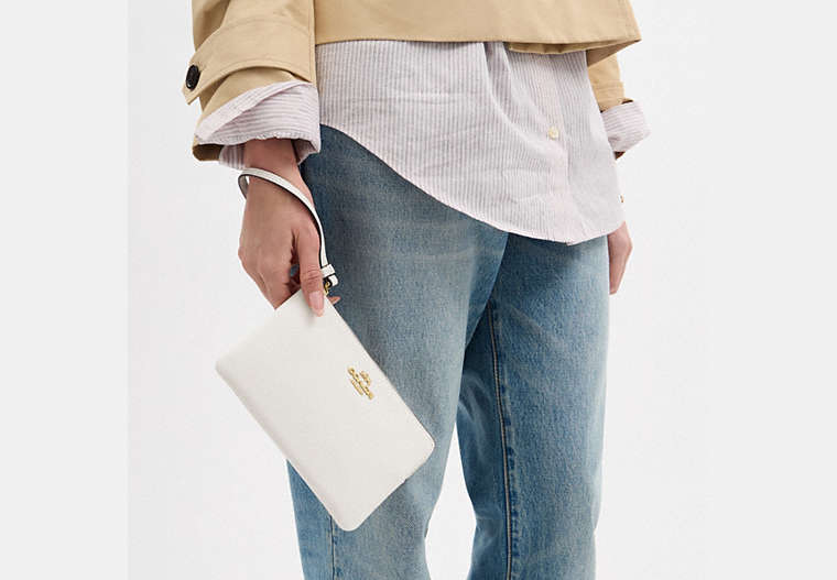 Large Corner Zip Wristlet