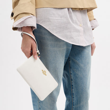 Large Corner Zip Wristlet