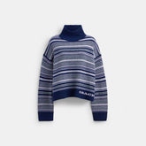 Open Neck Short Turtleneck