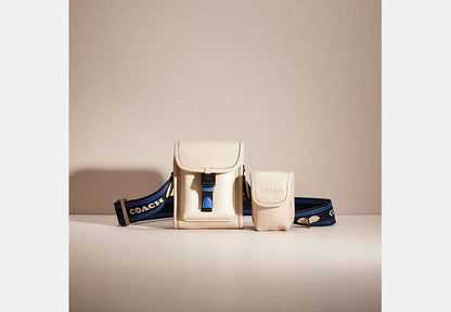 Restored Charter North/South Crossbody With Hybrid Pouch In Colorblock