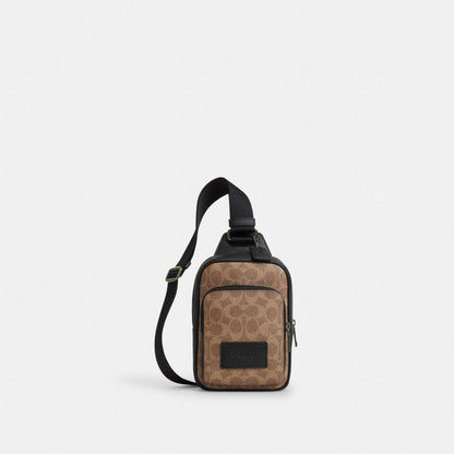 Racer Sling Pack In Loved Signature Denim