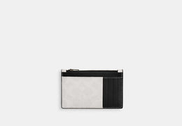 Zip Card Case In Signature Canvas