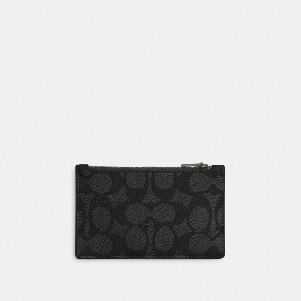 Zip Card Case In Signature Canvas