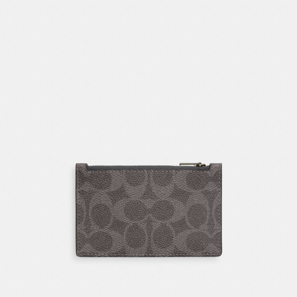 Zip Card Case In Signature Canvas
