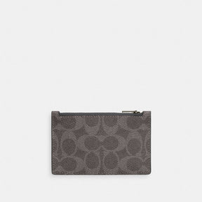 Zip Card Case In Signature Canvas