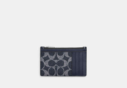 Zip Card Case In Signature Canvas