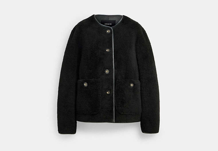 Fluffy Shearling Coat