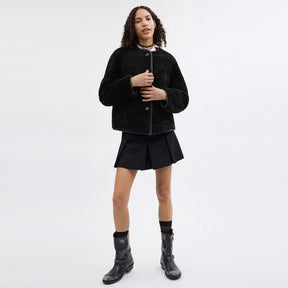 Fluffy Shearling Coat