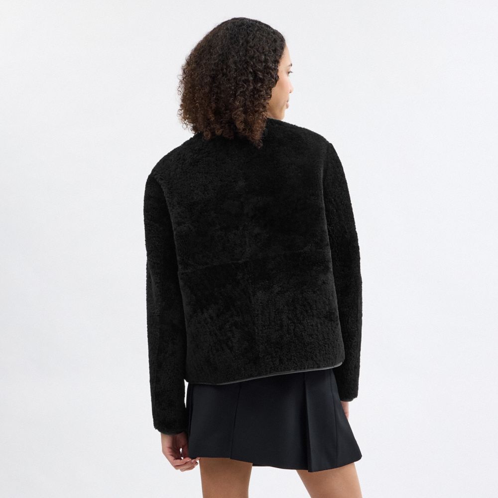 Fluffy Shearling Coat