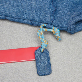 Flat Tote With Cloud Quilting