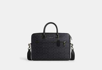Ethan Slim Brief In Signature Canvas