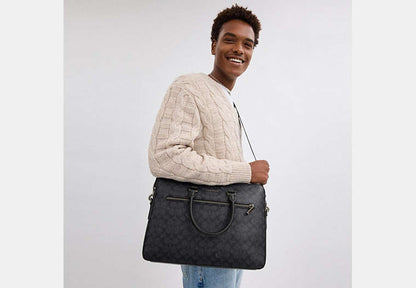 Ethan Slim Brief In Signature Canvas