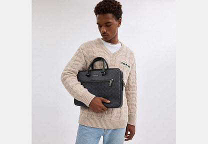 Ethan Slim Brief In Signature Canvas
