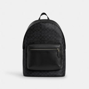 West Backpack In Signature Canvas