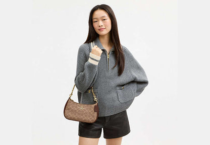 Teri Shoulder Bag In Signature Canvas