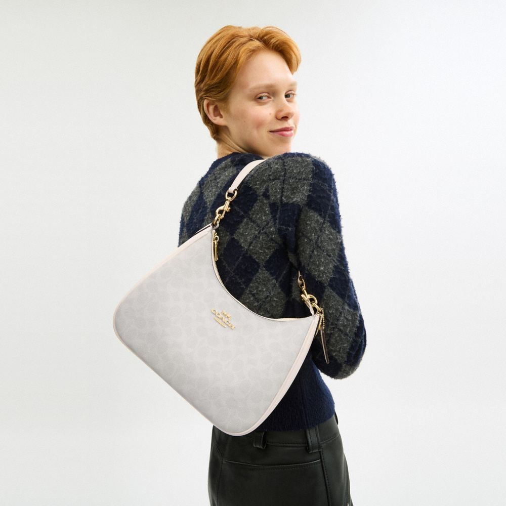 Teri Hobo Bag In Signature Canvas