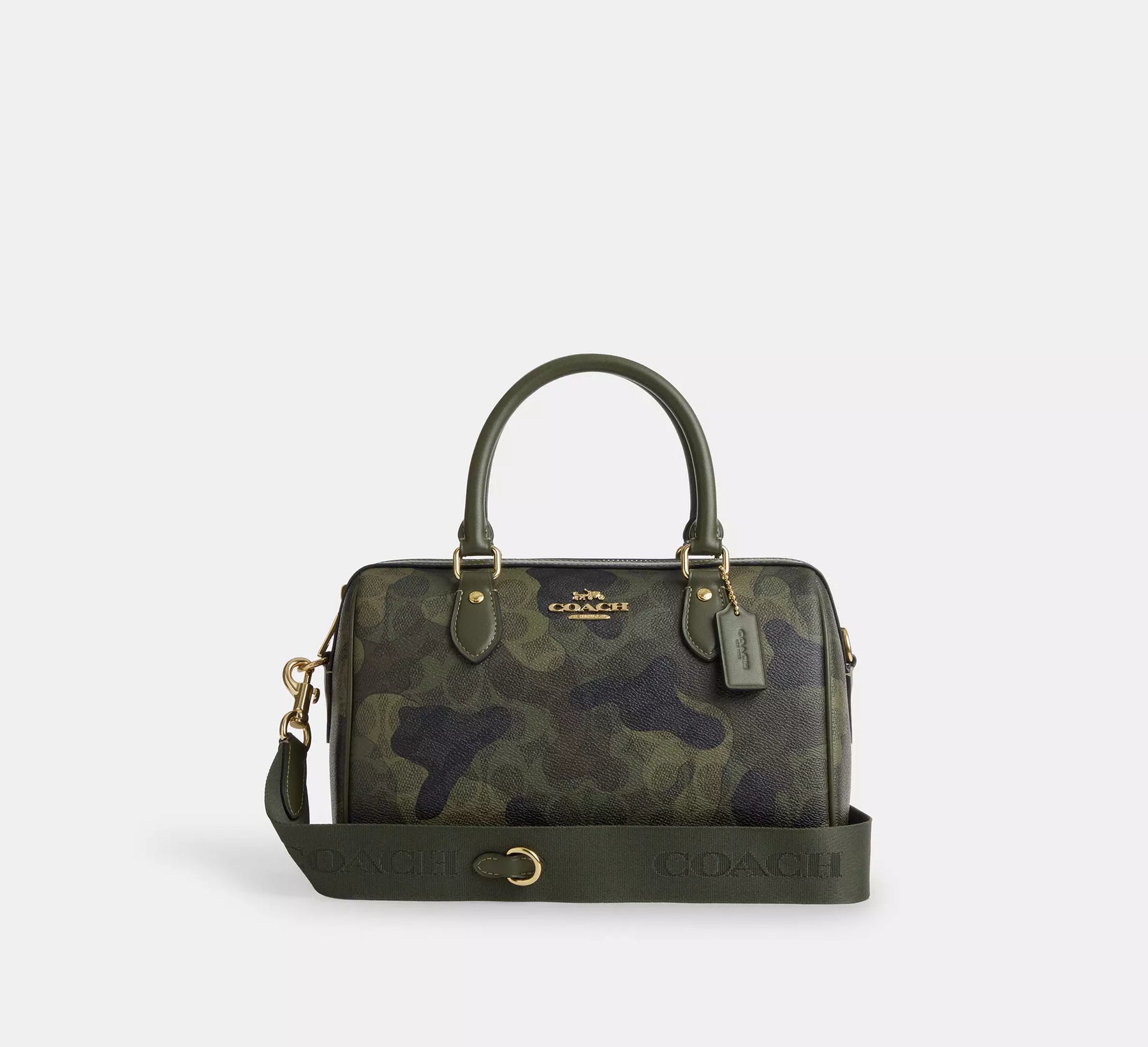 Rowan Satchel Bag In Signature Camo Print