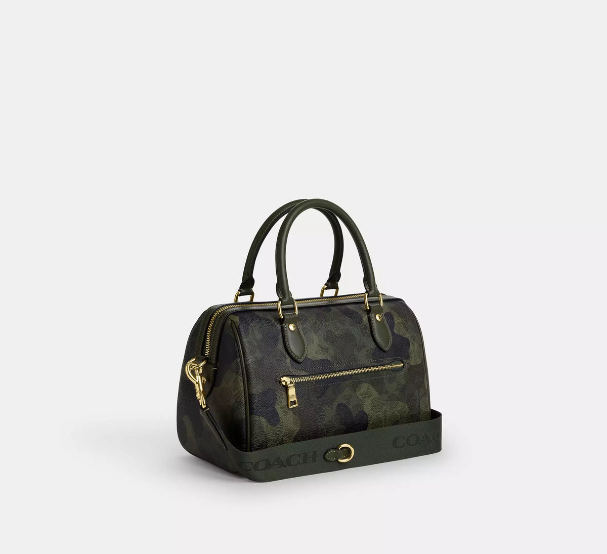 Coach Rowan Satchel Bag In Signature Camo Print - Bags | Shop From The Mirage