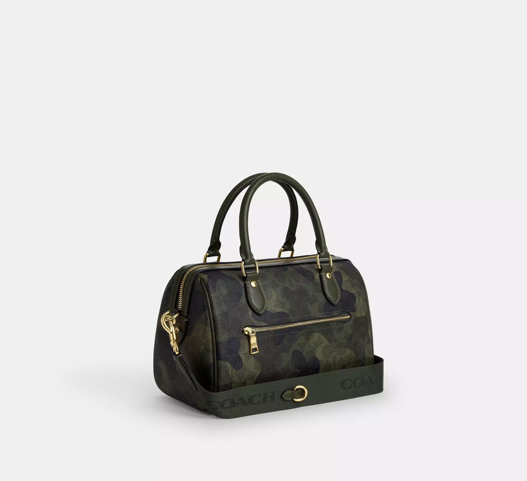 Rowan Satchel Bag In Signature Camo Print