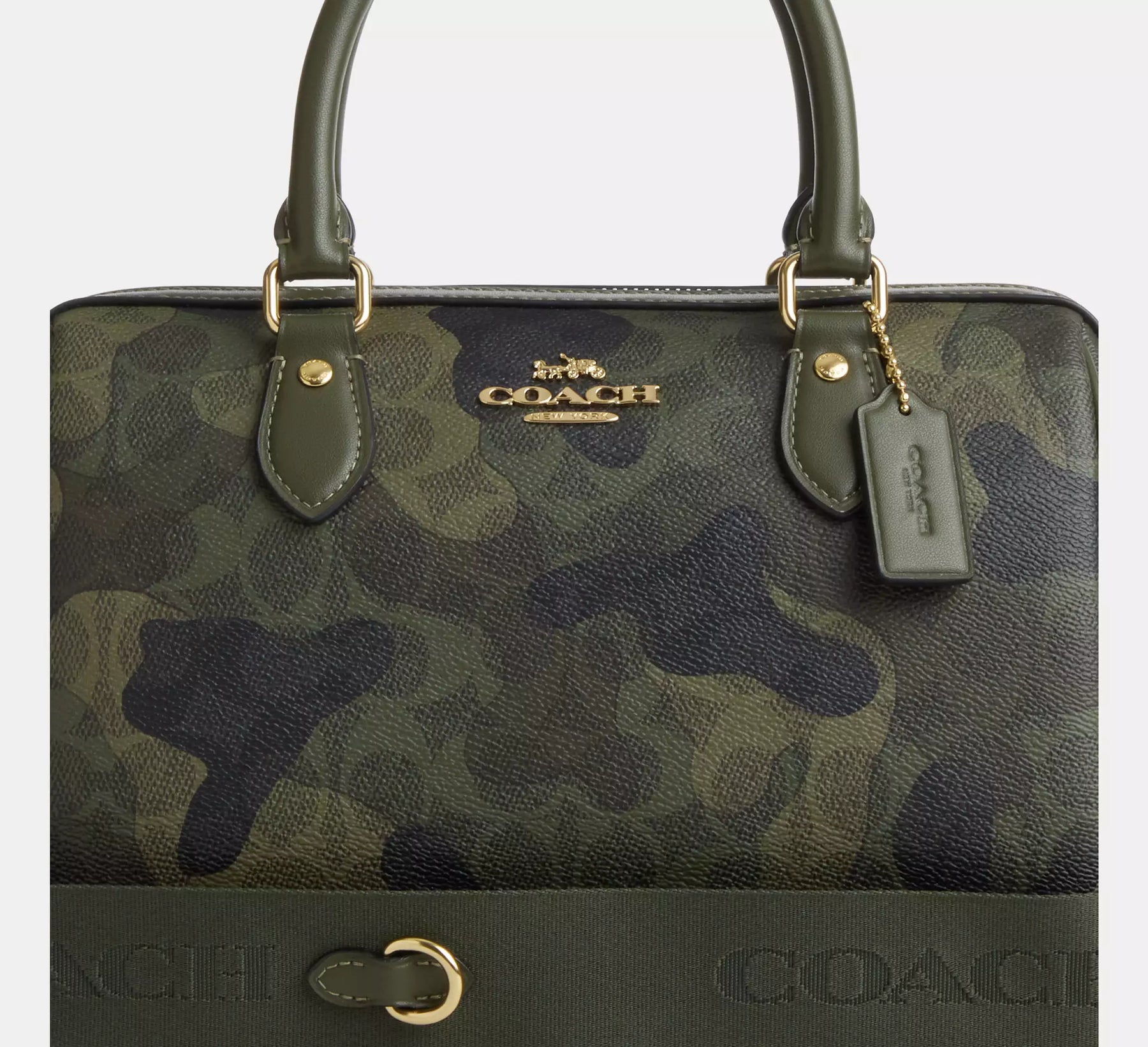 Rowan Satchel Bag In Signature Camo Print