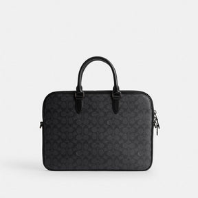 Gotham Slim Briefcase In Signature Canvas