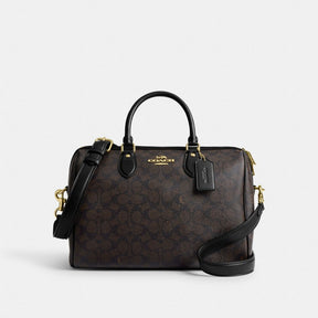 Rowan Large Satchel Bag In Signature Canvas