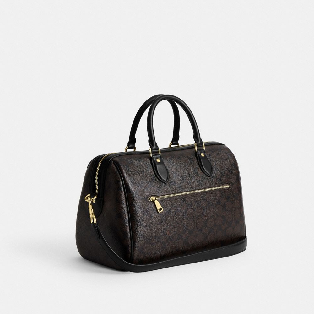 Rowan Large Satchel Bag In Signature Canvas