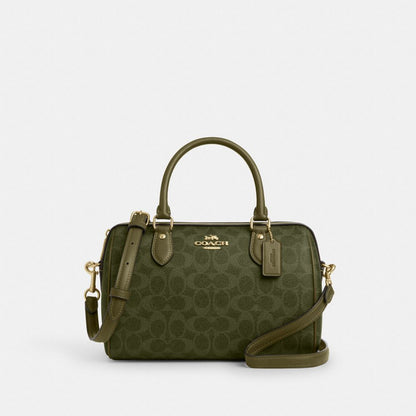 Rowan Satchel Bag In Signature Canvas