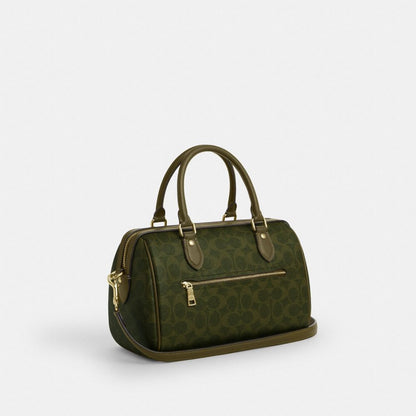 Rowan Satchel Bag In Signature Canvas
