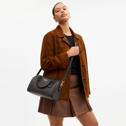 Rowan Satchel Bag In Signature Canvas