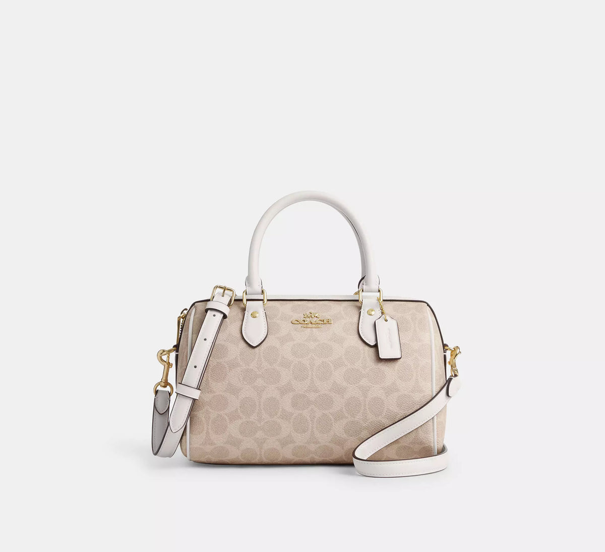 Coach Rowan Satchel Bag In Signature Canvas - Bags | Shop From The Mirage