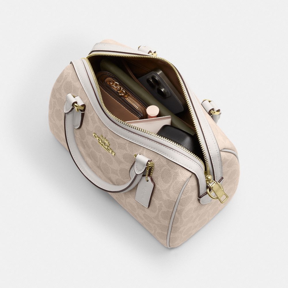 Rowan Satchel Bag In Signature Canvas