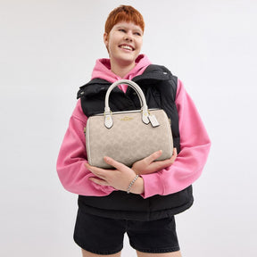 Rowan Satchel Bag In Signature Canvas