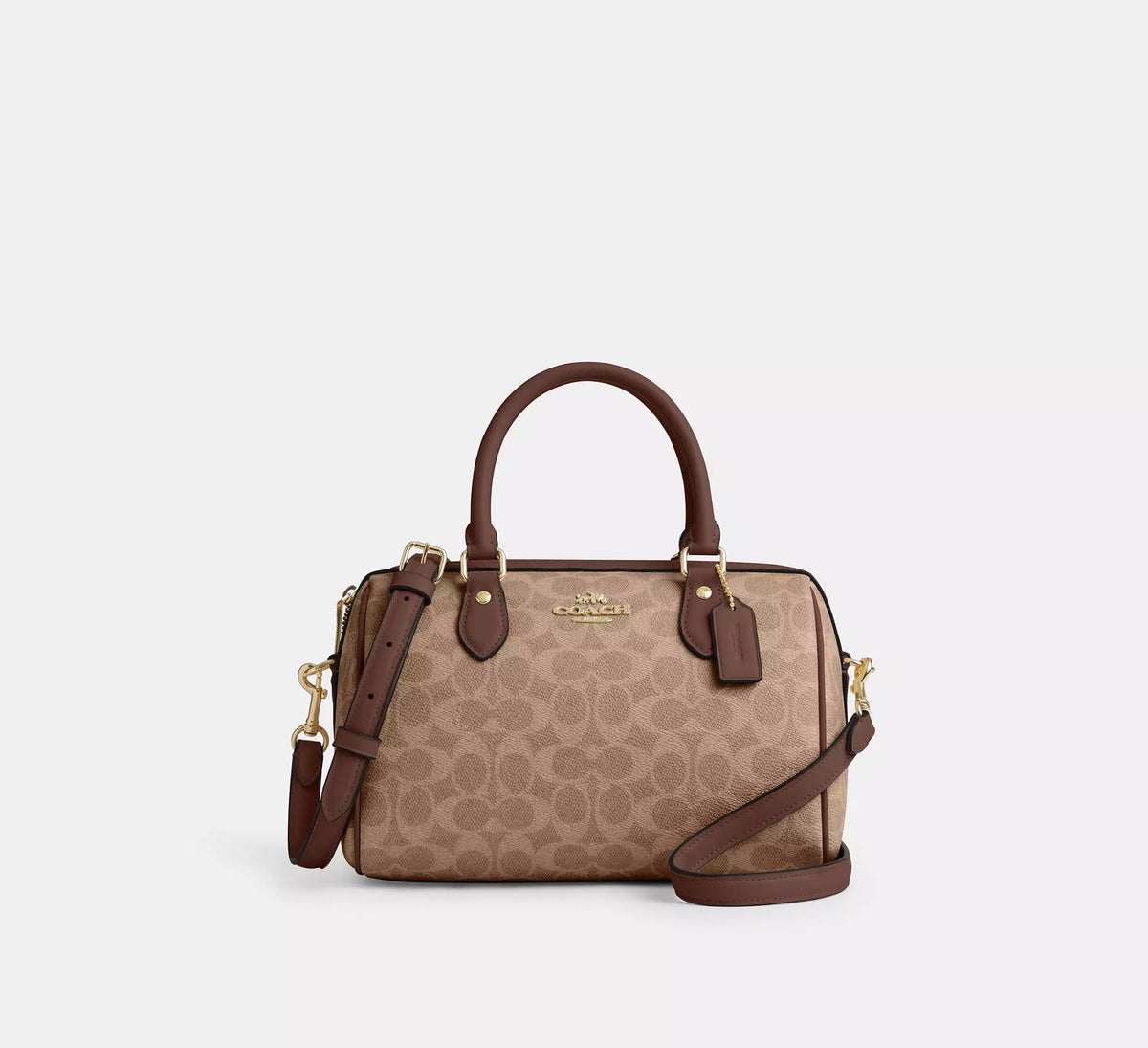 Coach Rowan Satchel Bag In Signature Canvas - Bags | Shop From The Mirage