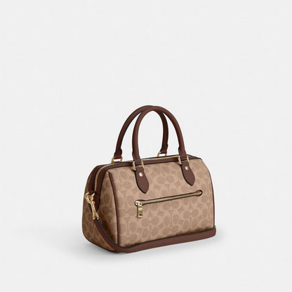 Rowan Satchel Bag In Signature Canvas