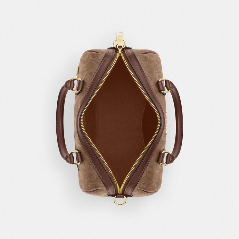 Rowan Satchel Bag In Signature Canvas