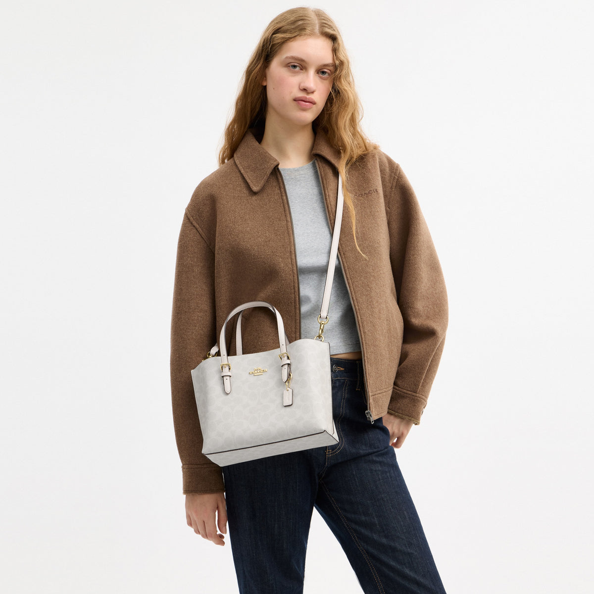 Mollie Tote Bag 25 In Signature Canvas