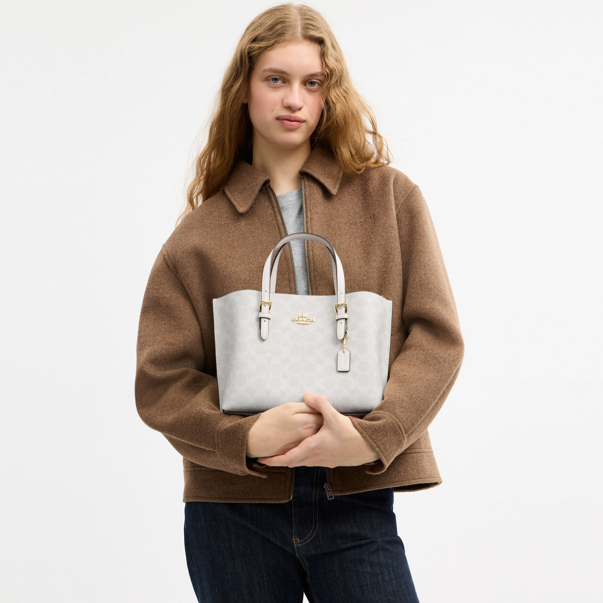Mollie Tote Bag 25 In Signature Canvas