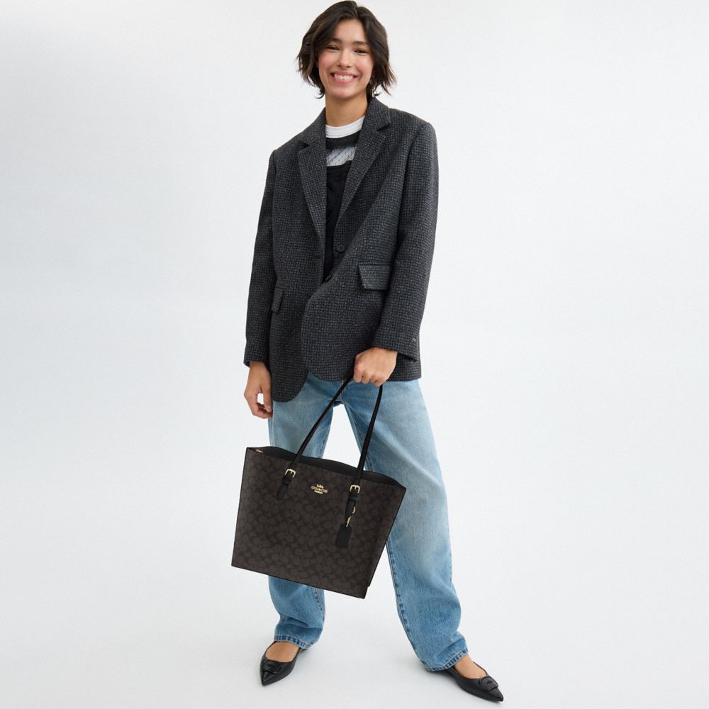 Mollie Tote Bag In Signature Canvas