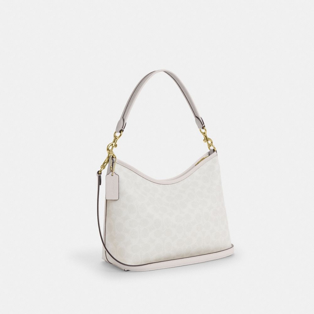 Laurel Shoulder Bag With Pockets In Loved Leather