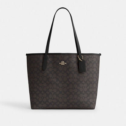 City Tote Bag In Signature Canvas