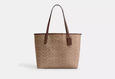 CITY TOTE BAG IN SIGNATURE CANVAS