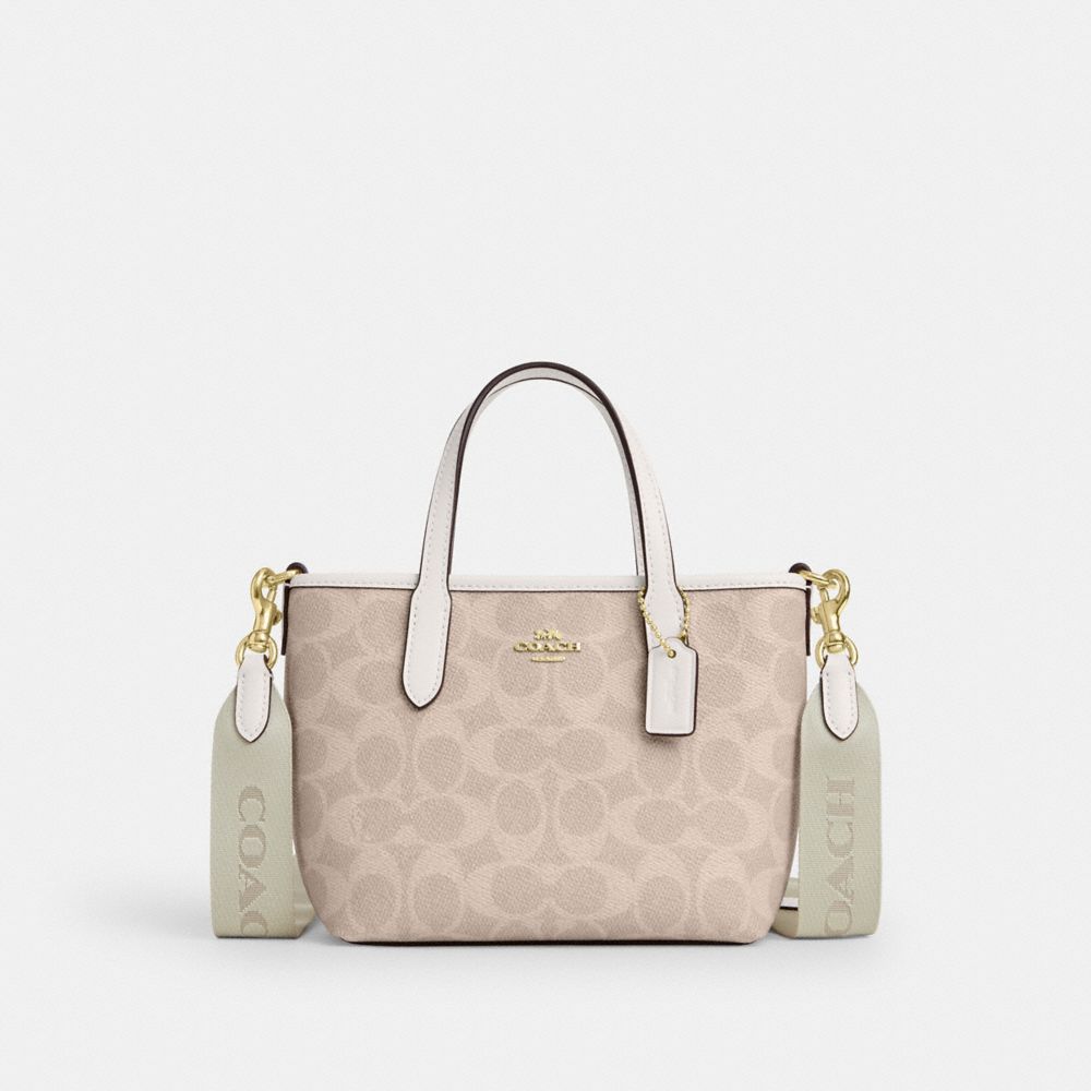 City Mini Tote Bag In Signature Canvas