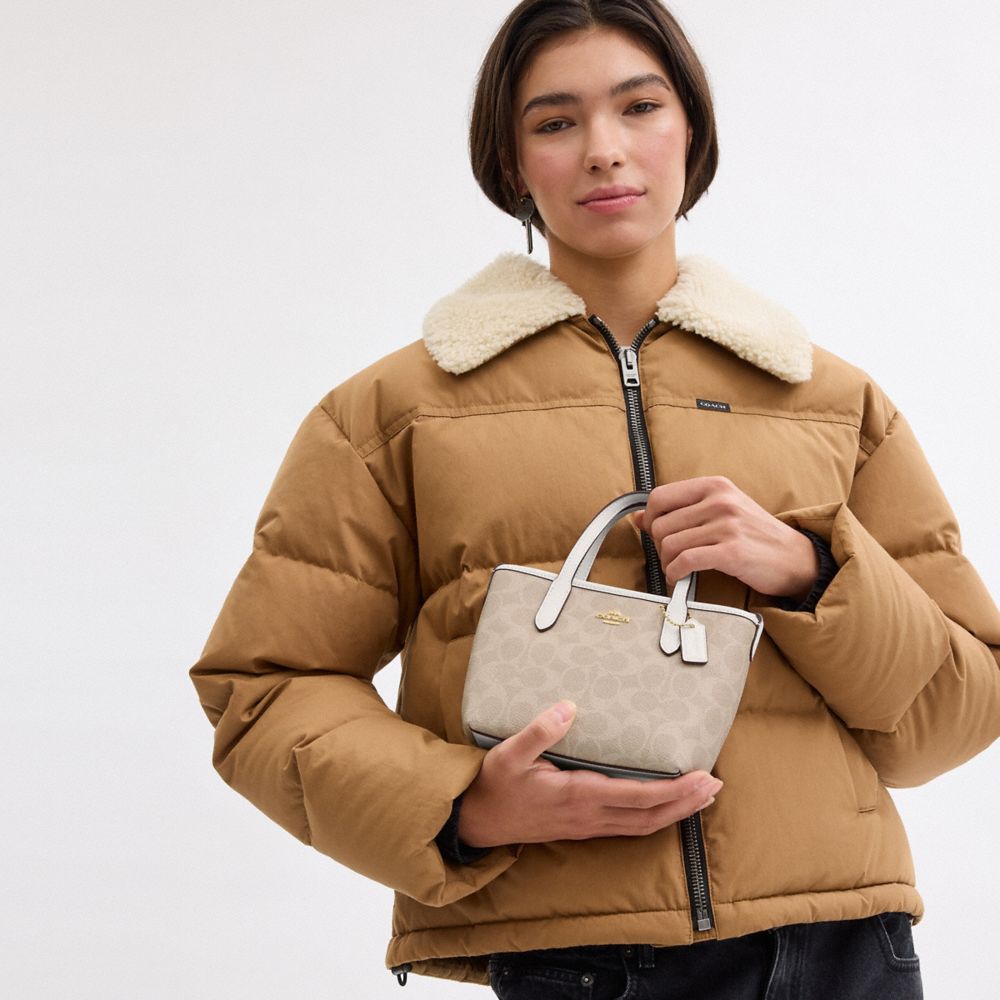 City Mini Tote Bag In Signature Canvas